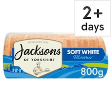Jacksons of Yorkshire Soft Champion White Bloomer Bread 800g