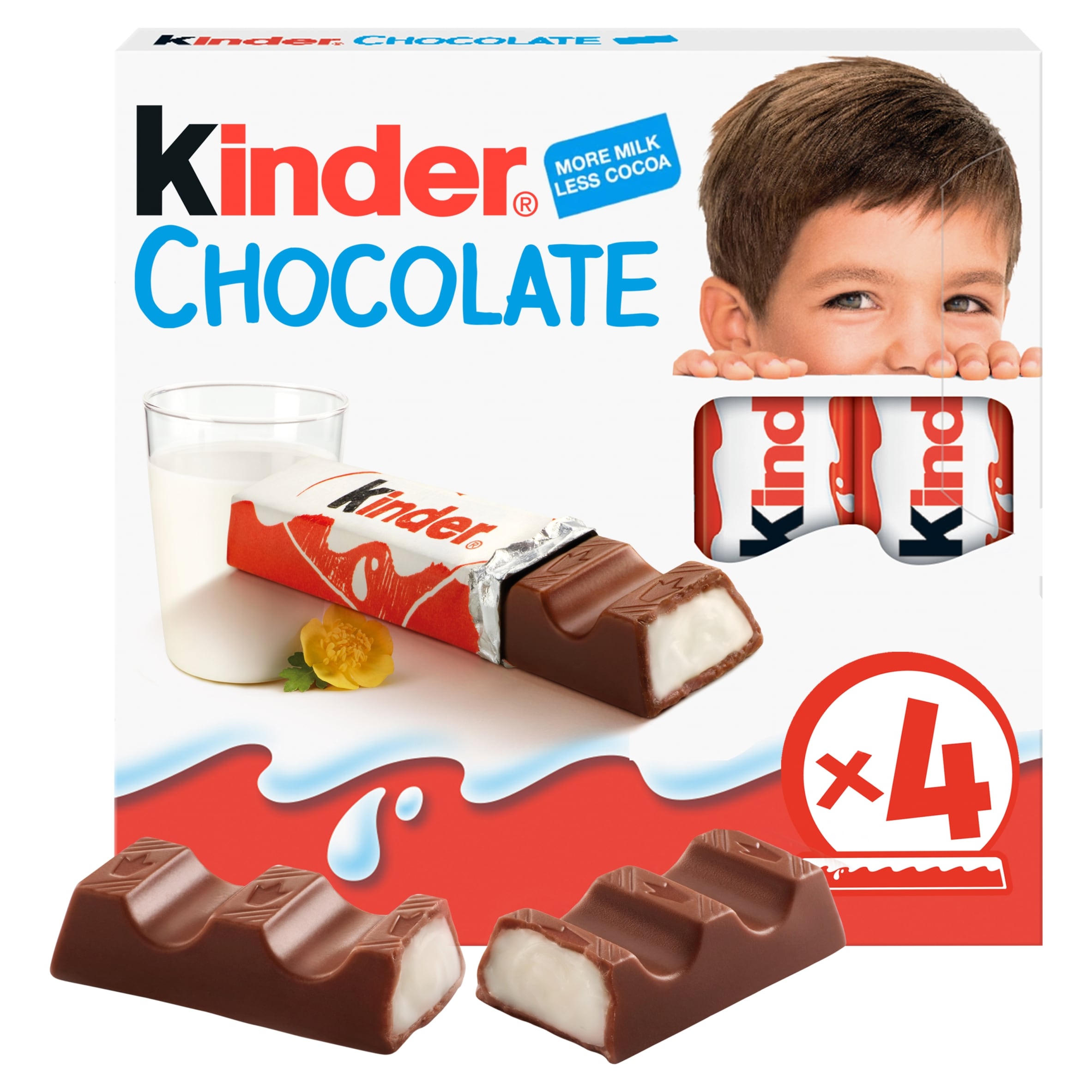 Kinder Chocolate 4 Pack 50G