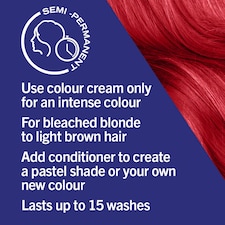 Schwarzkopf Live Ultra Brights Semi-Permanent Hair Dye - Pillar Box Red 092 thumbnail 4
