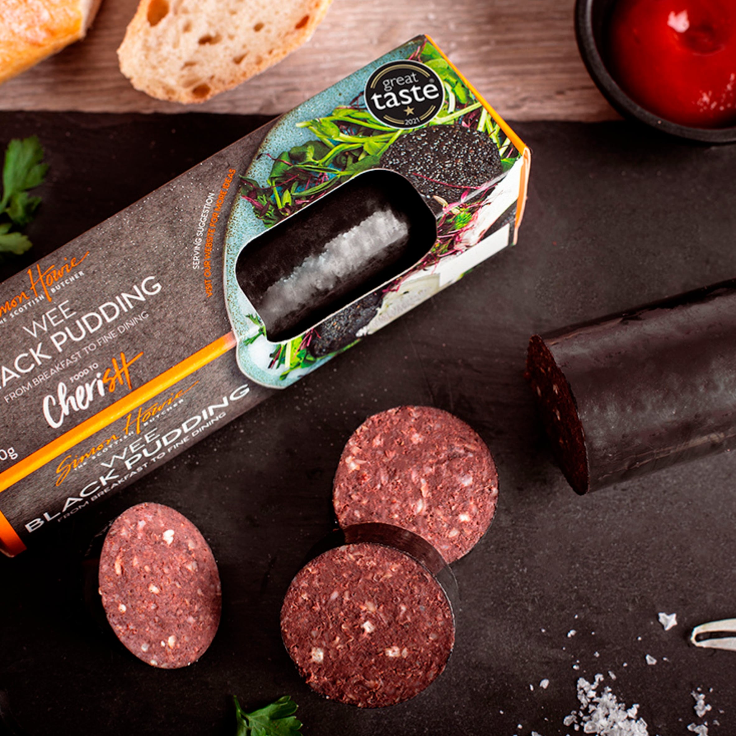 Simon Howie Black Pudding 200G thumbnail 2