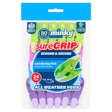Minky Sure Grip Pegs 24 Pack