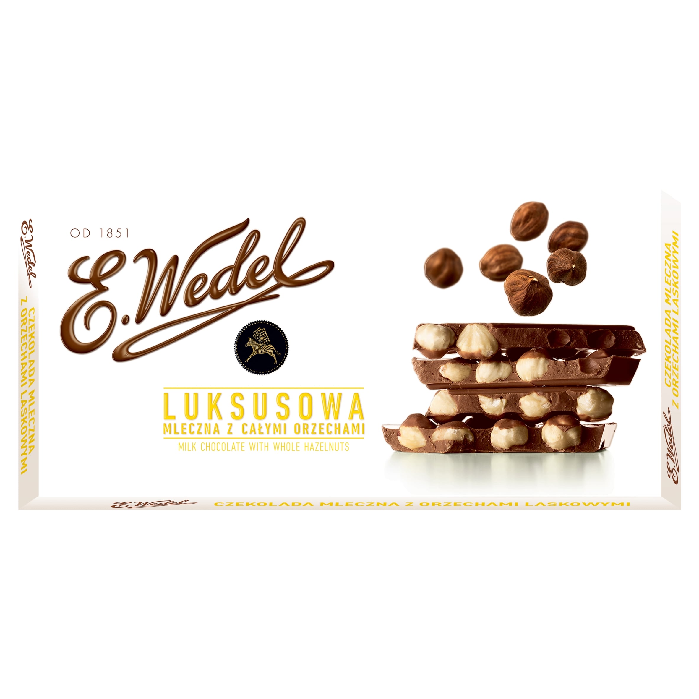 E. Wedel Milk Chocolate with Whole Hazelnuts 100g