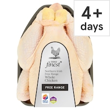 Tesco Finest British Cornfed Free Range Whole Chicken 1Kg-2.3Kg