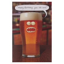 Hanson White Birthday Card (Humour)