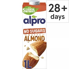 Alpro Almond No Sugar Long Life Dairy Free Drink 1L