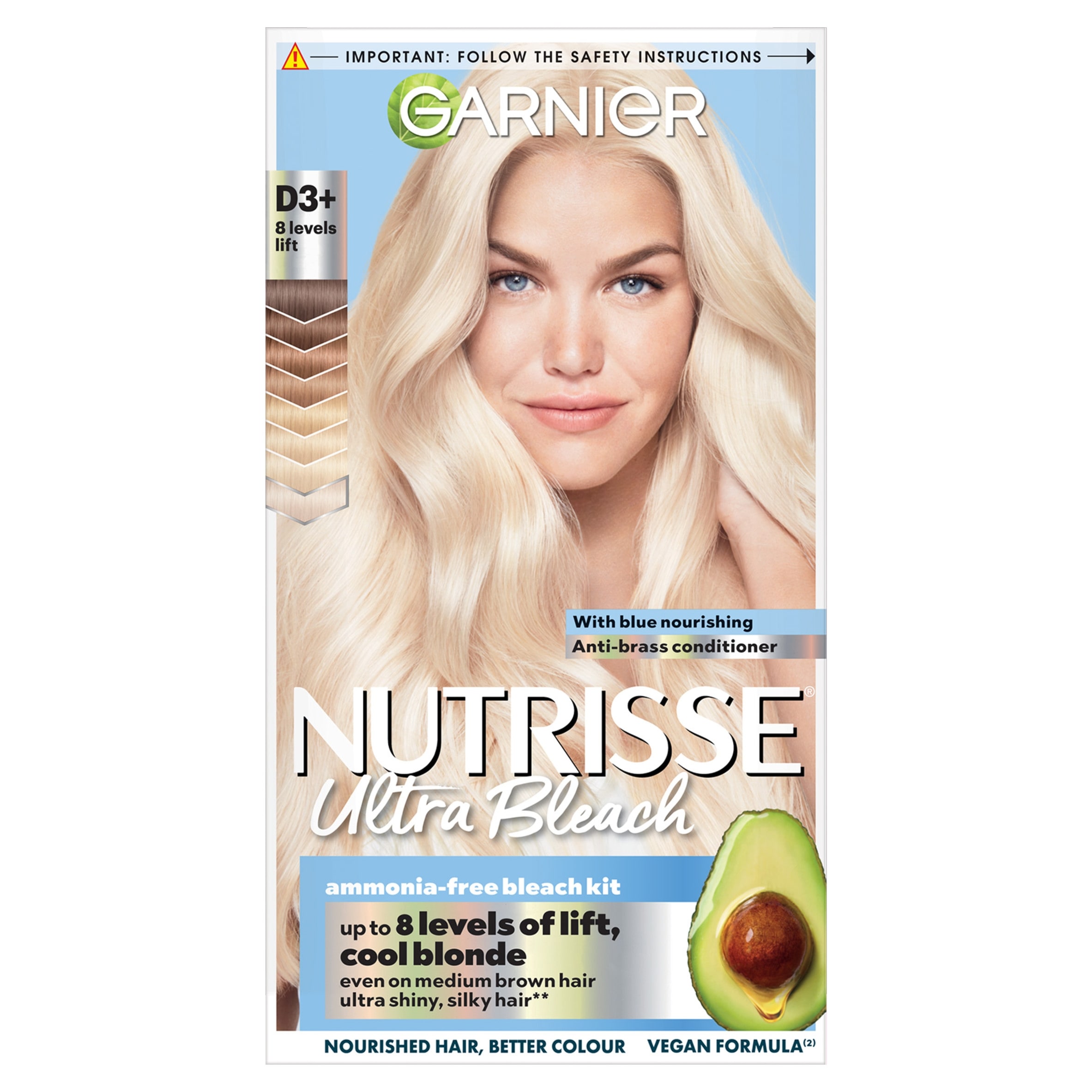 Garnier Nutrisse Truly Blonde Maximum Lightener Lightens Up to 8 Tones
