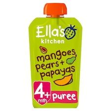 Ella's Kitchen Mangoes Pears Papayas Stage 1 X 120G