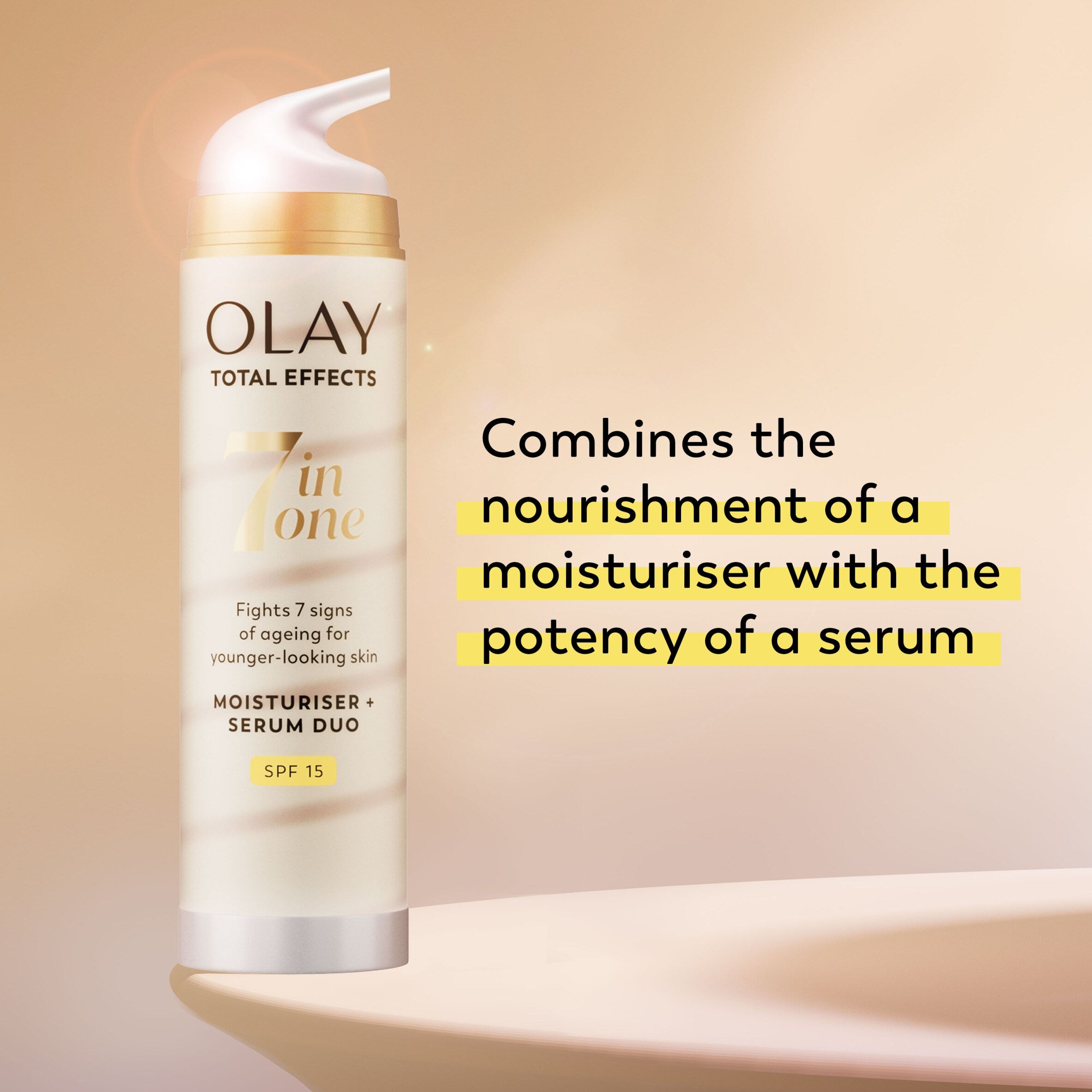 Olay Total Effects Moisturiser & Serum Spf20 40Ml thumbnail 2