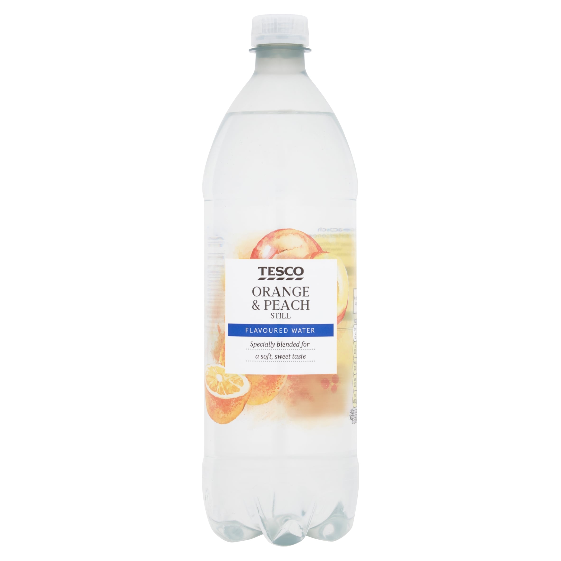 Tesco Orange & Peach Still Flavoured Water 1 Litre