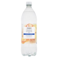 Tesco Orange & Peach Still Flavoured Water 1 Litre