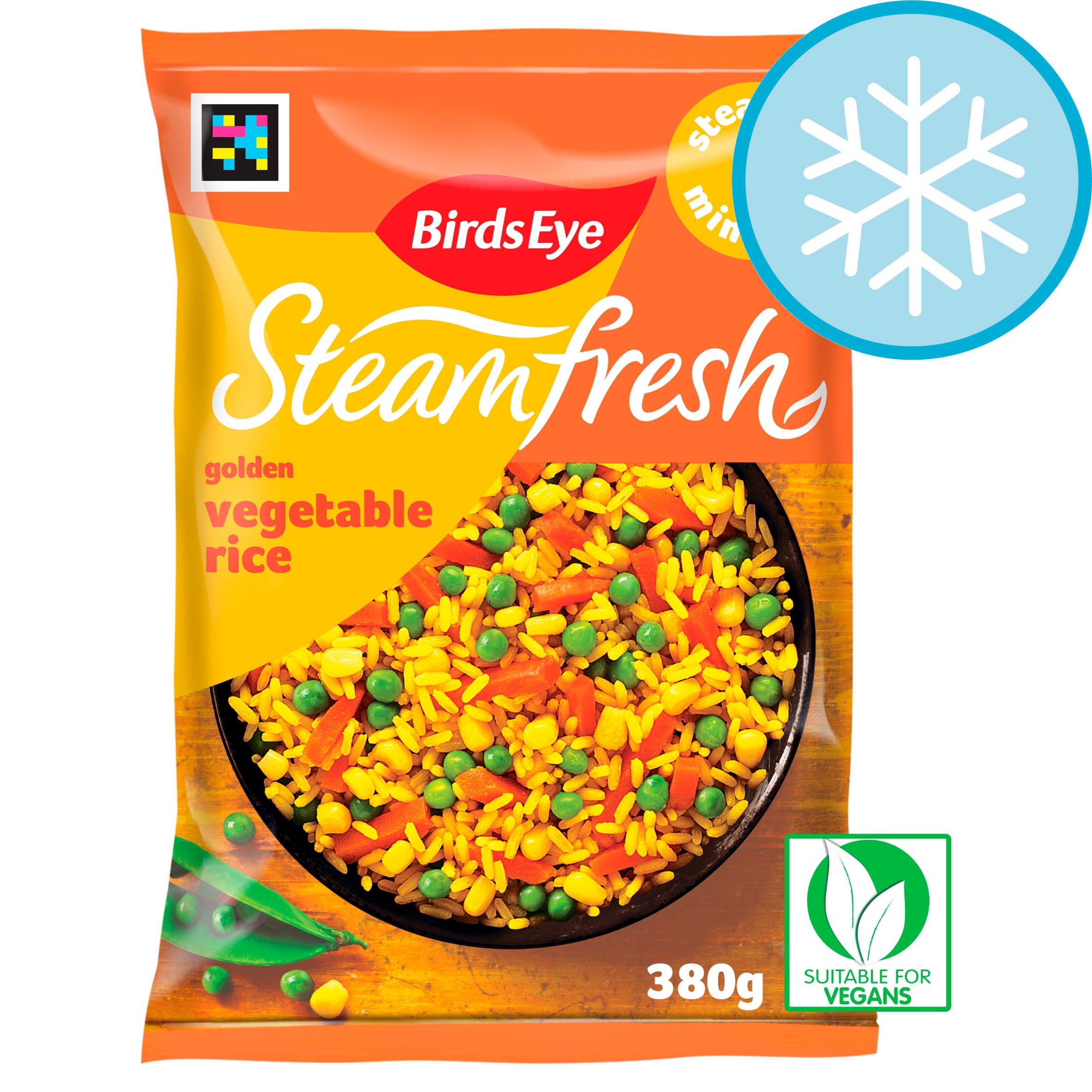 Birds Eye Steamfresh 2 Golden Vegetable Rice Steam Bags