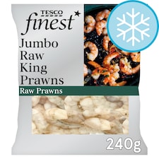 Tesco Finest Jumbo Raw King Prawns 240g