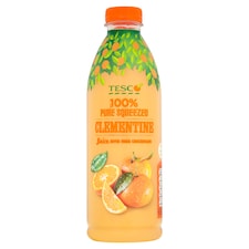 Tesco 100% Pure Squeezed Clementine Juice 1 Litre