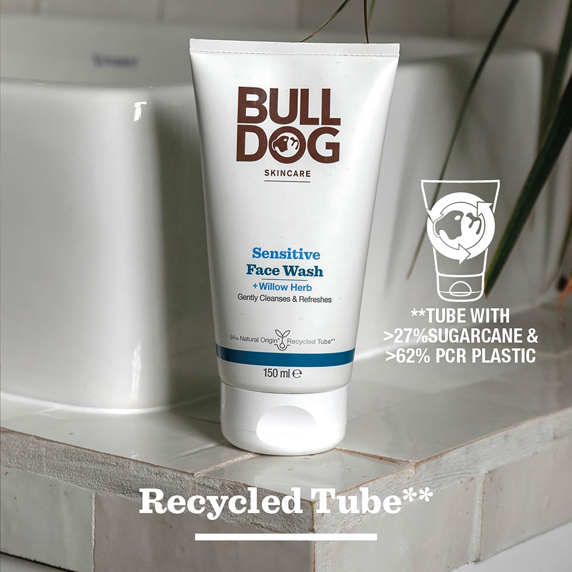 Bulldog Skincare Sensitive Men's Face Wash 150ml thumbnail 5