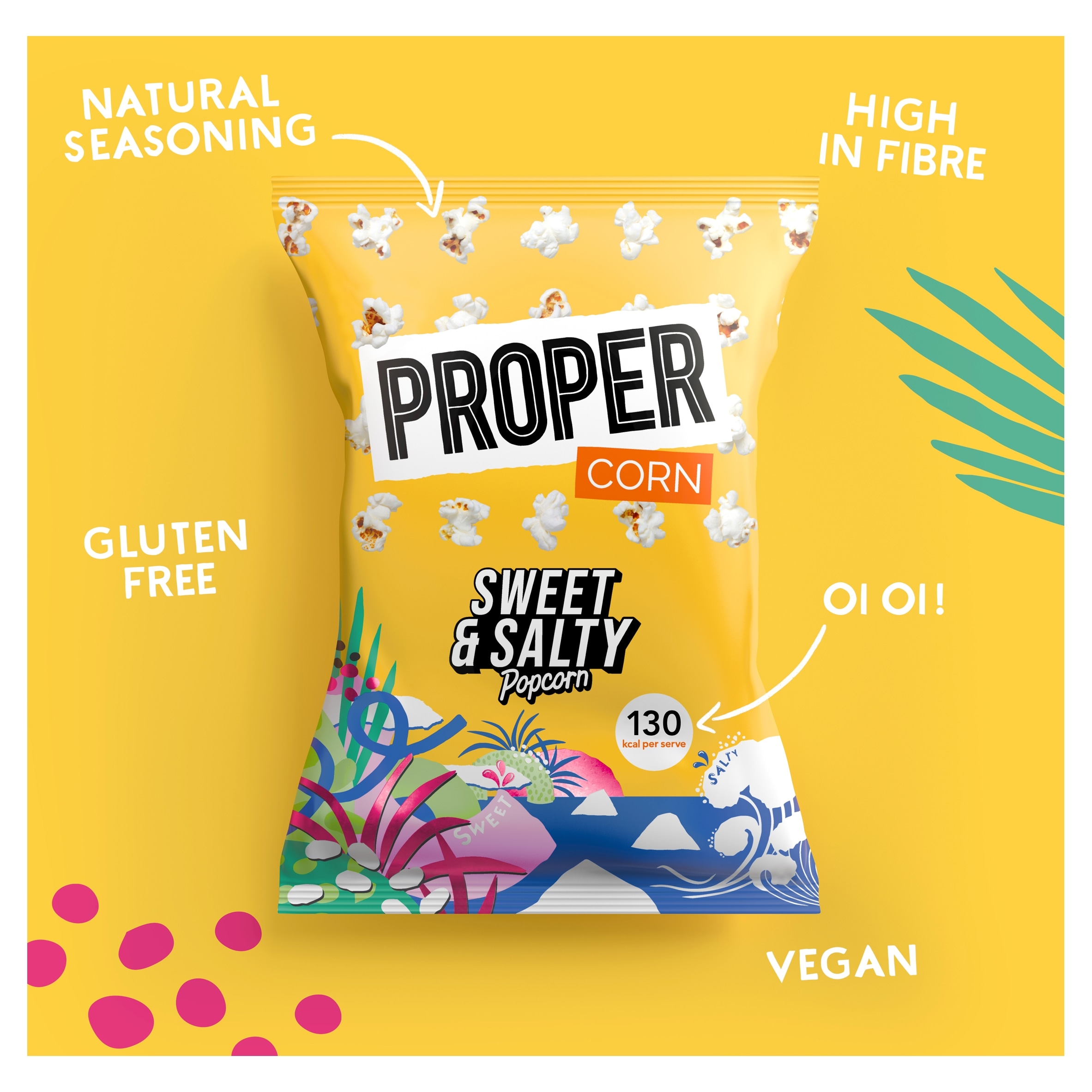 Proper Sweet & Salty Popcorn Sharing Bag 90g thumbnail 2