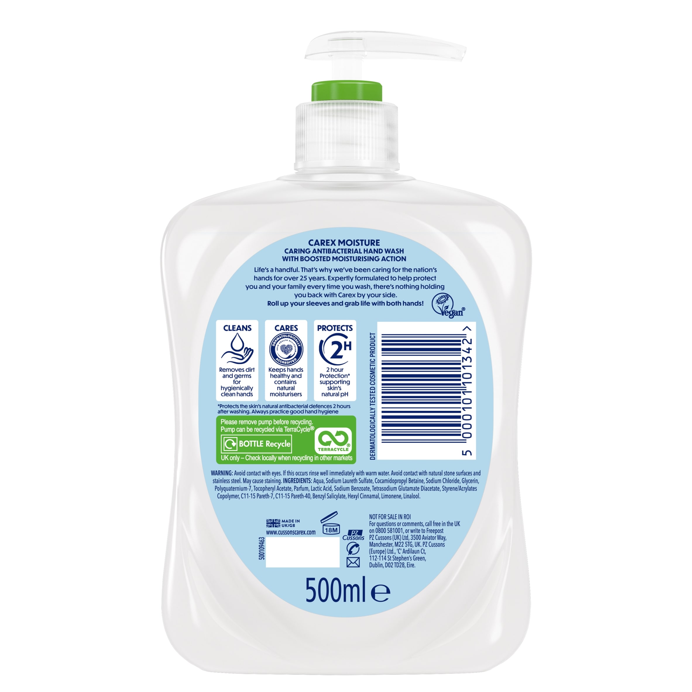 Carex Moisture Plus Handwash 500Ml thumbnail 2