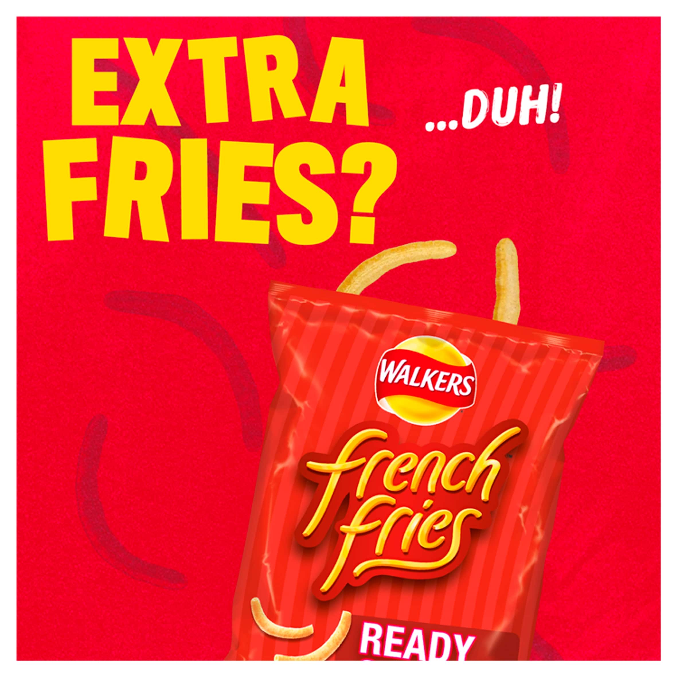 Walkers French Fries Ready Salted Multipack Crisps 6x18g thumbnail 2