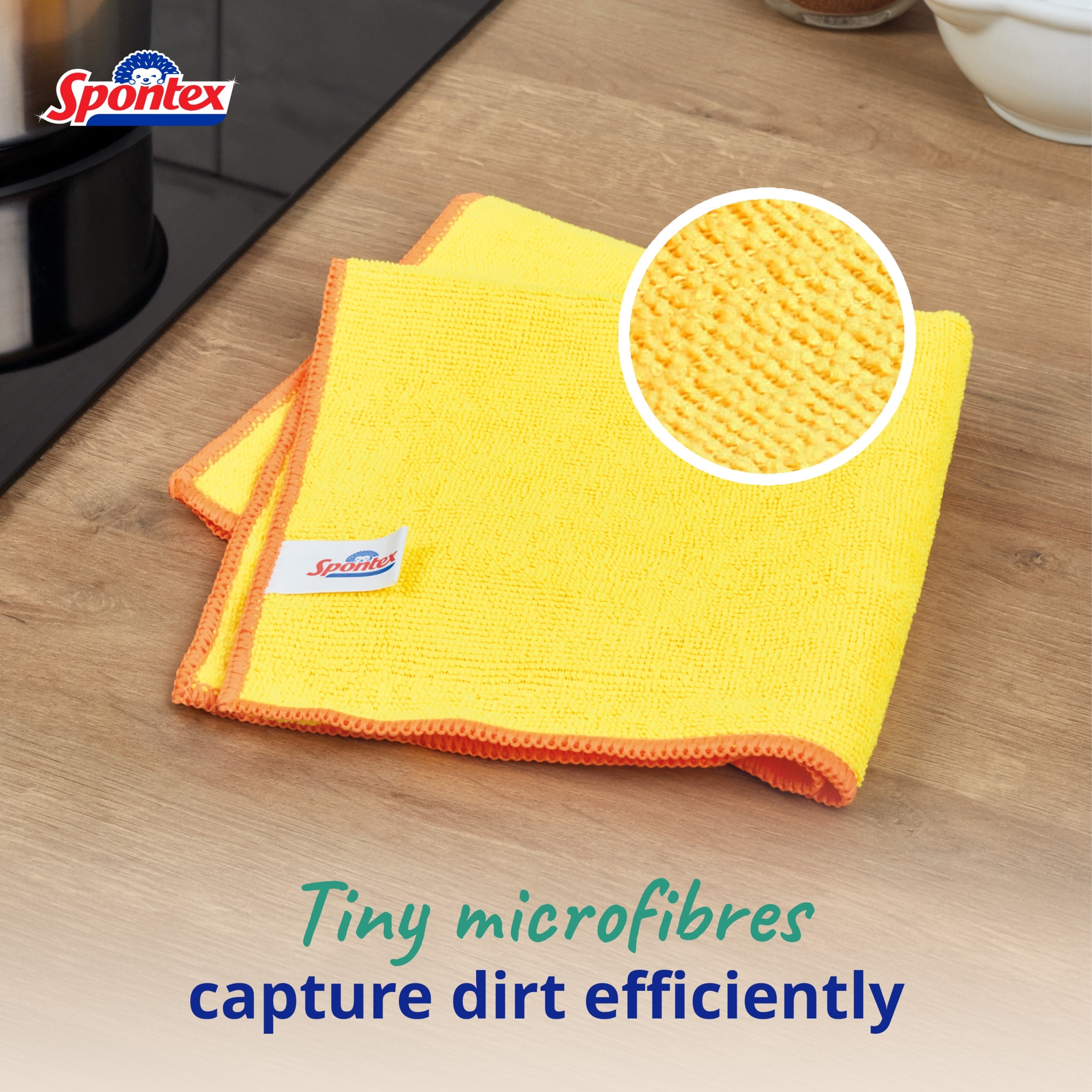 Spontex Microfibre Cloth 4 Pack thumbnail 3