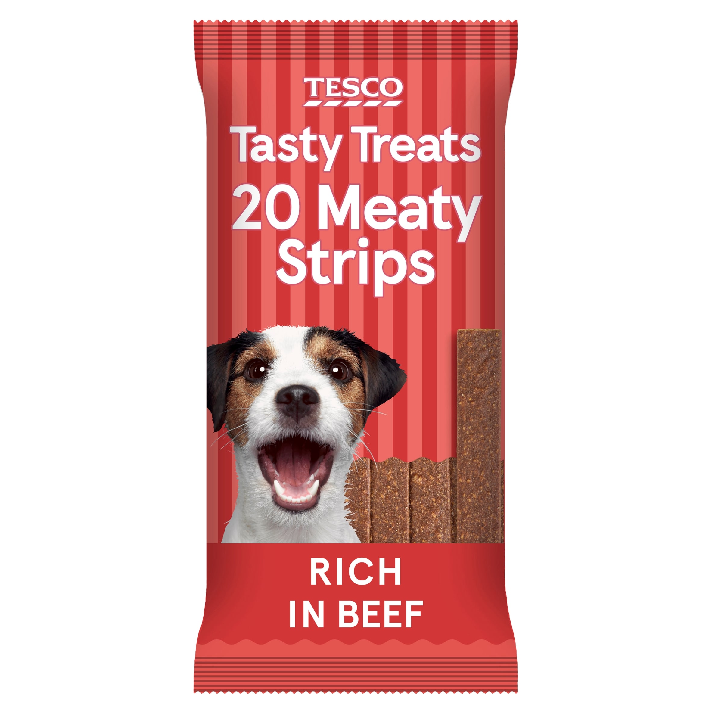 Tesco Tasty Treats Meaty Strips - Rich in Beef 200g