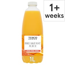 Tesco 100% Pure Breakfast Juice 1L