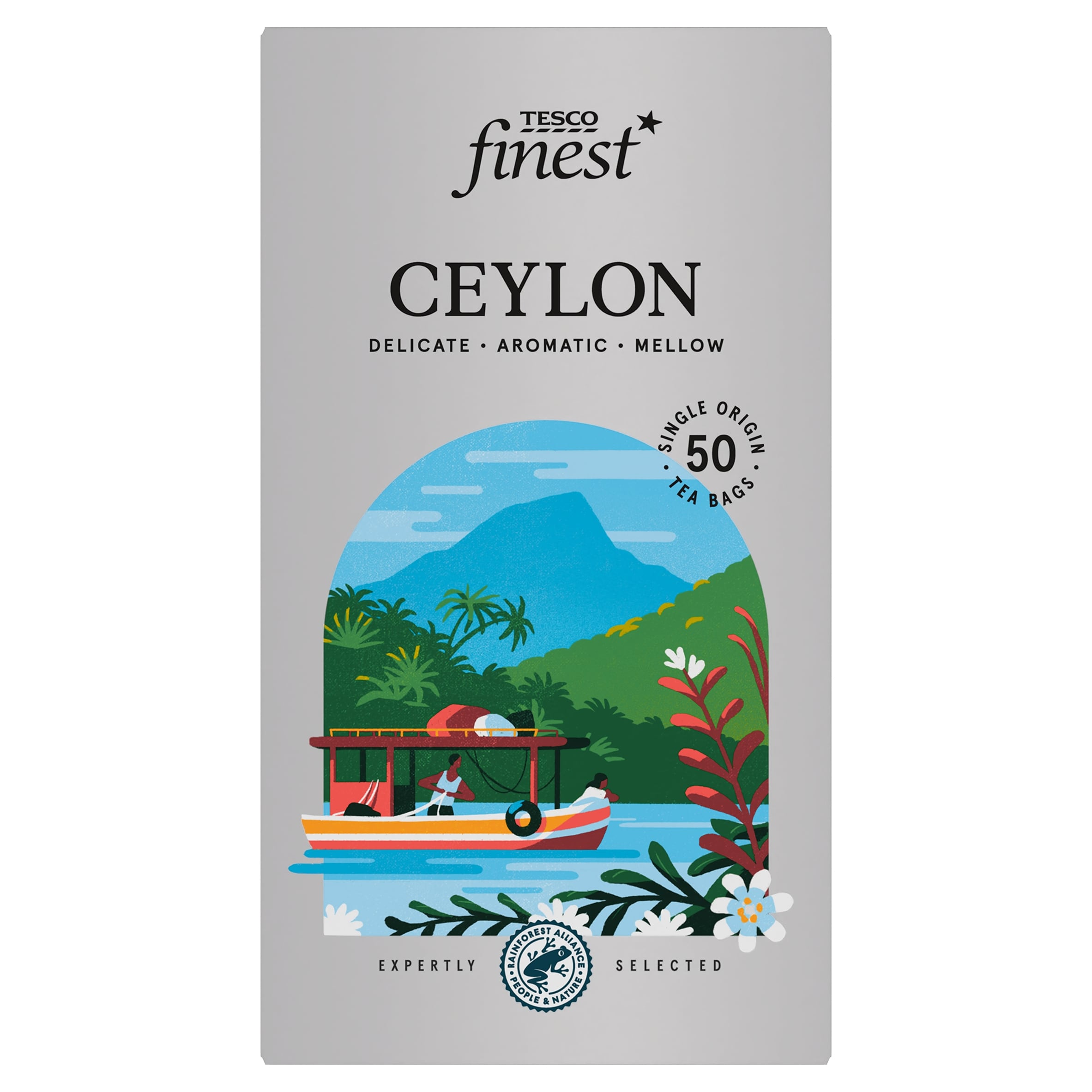 Tesco Finest Ceylon 50 Tea Bags 125G