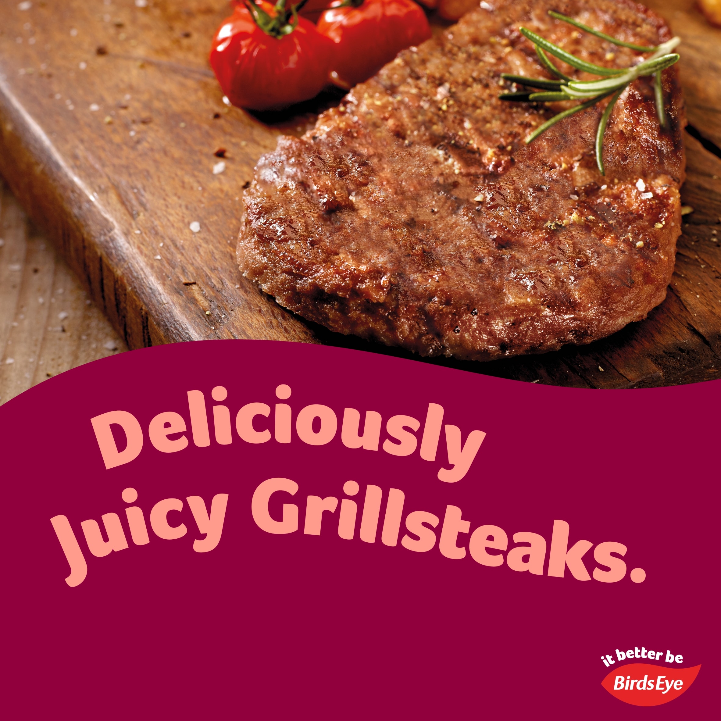 Birds Eye Beef Grill Steaks 4 Pack 340g thumbnail 2