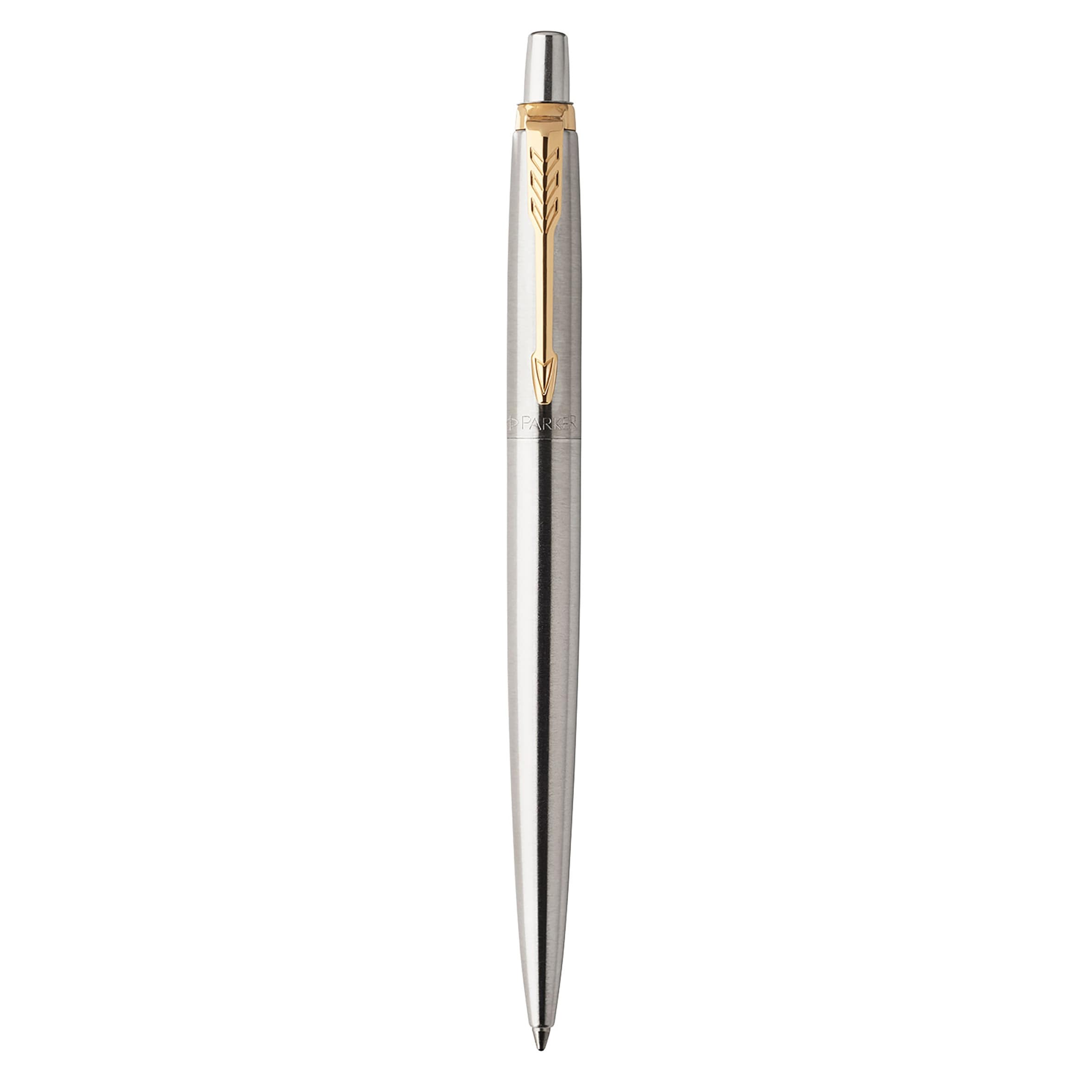 Parker Jotter Stainless Steel Gold Trim Ball Pen thumbnail 3