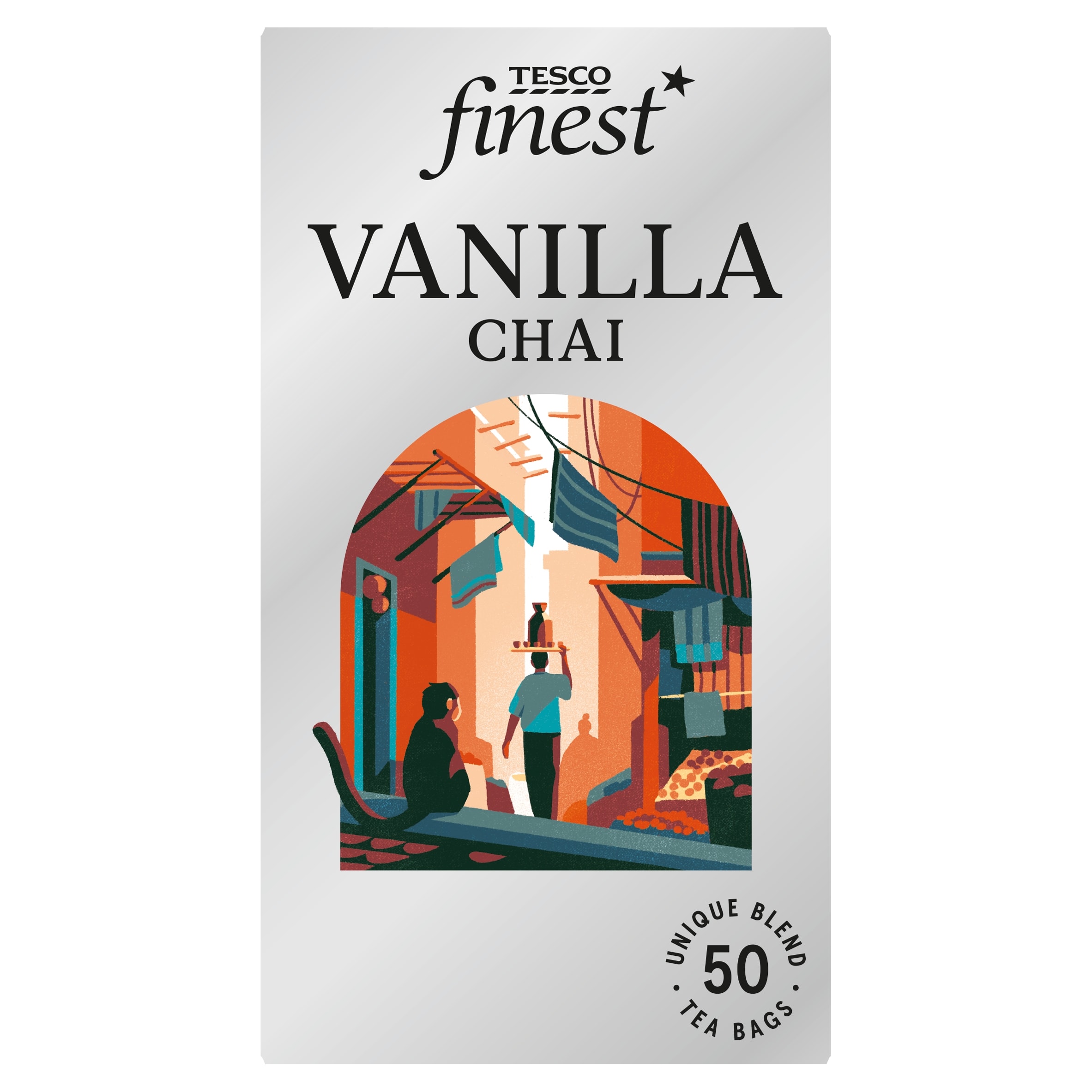 Tesco Finest Vanilla Chai 50 Tea Bags 125G