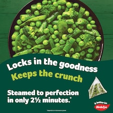 Birds Eye Steamfresh 2 Green Medley Steam Bags 300g thumbnail 2