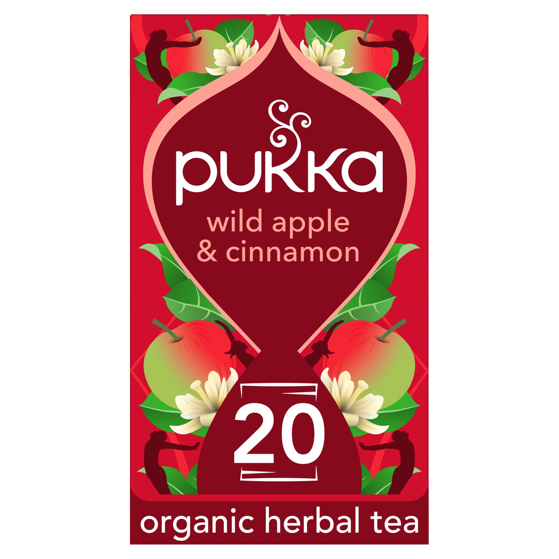 Pukka Wild Apple & Cinnamon with Ginger Teabags