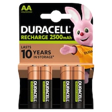 Duracell Recharge Ultra AA 4 pack Rechargeable Batteries