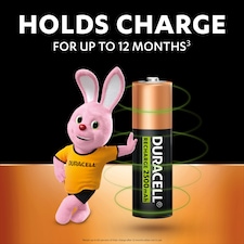 Duracell Recharge Ultra AA 4 pack Rechargeable Batteries thumbnail 5