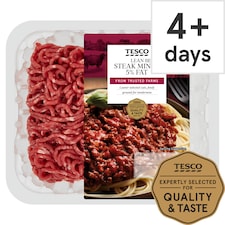 Tesco Lean Beef Steak Mince 5% Fat 250G