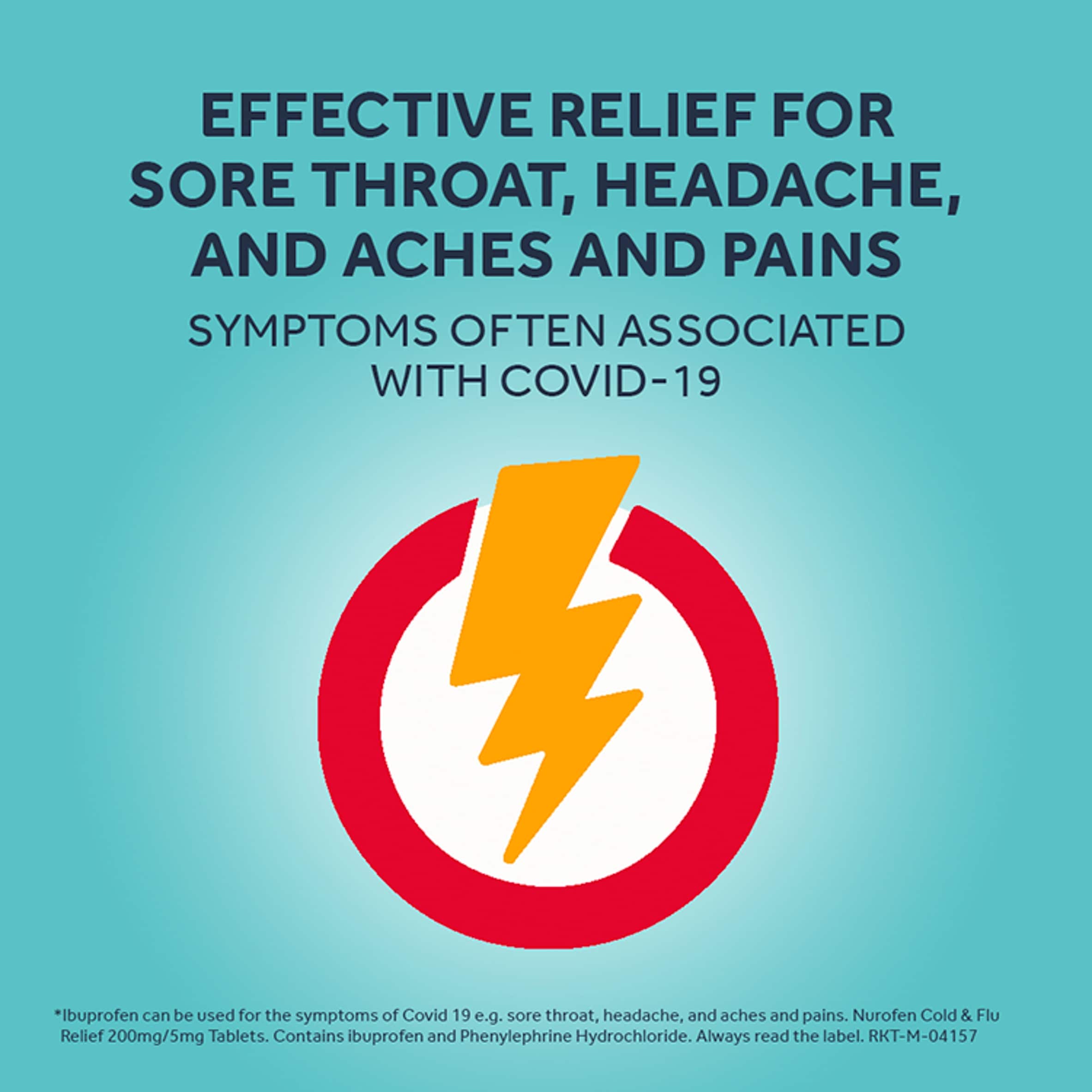 Nurofen Cold & Flu Relief Tablets - Ibuprofen, Phenylephrine Hydrochloride 16s thumbnail 2