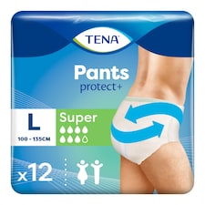 Tena Incontinence Pants Super Large 12 Pack