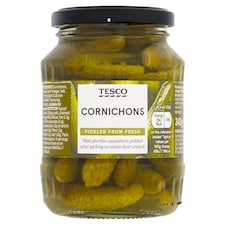 Tesco Mini Cornichons 340G