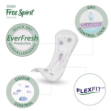 Tesco Free Spirit Discreet Mini Pads 20 Pack thumbnail 2