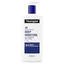 Neutrogena Deep Moisture Fast-Absorbing Body Lotion Moisturiser 400ml
