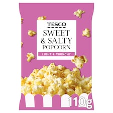 Tesco Sweet & Salted Popcorn 110G