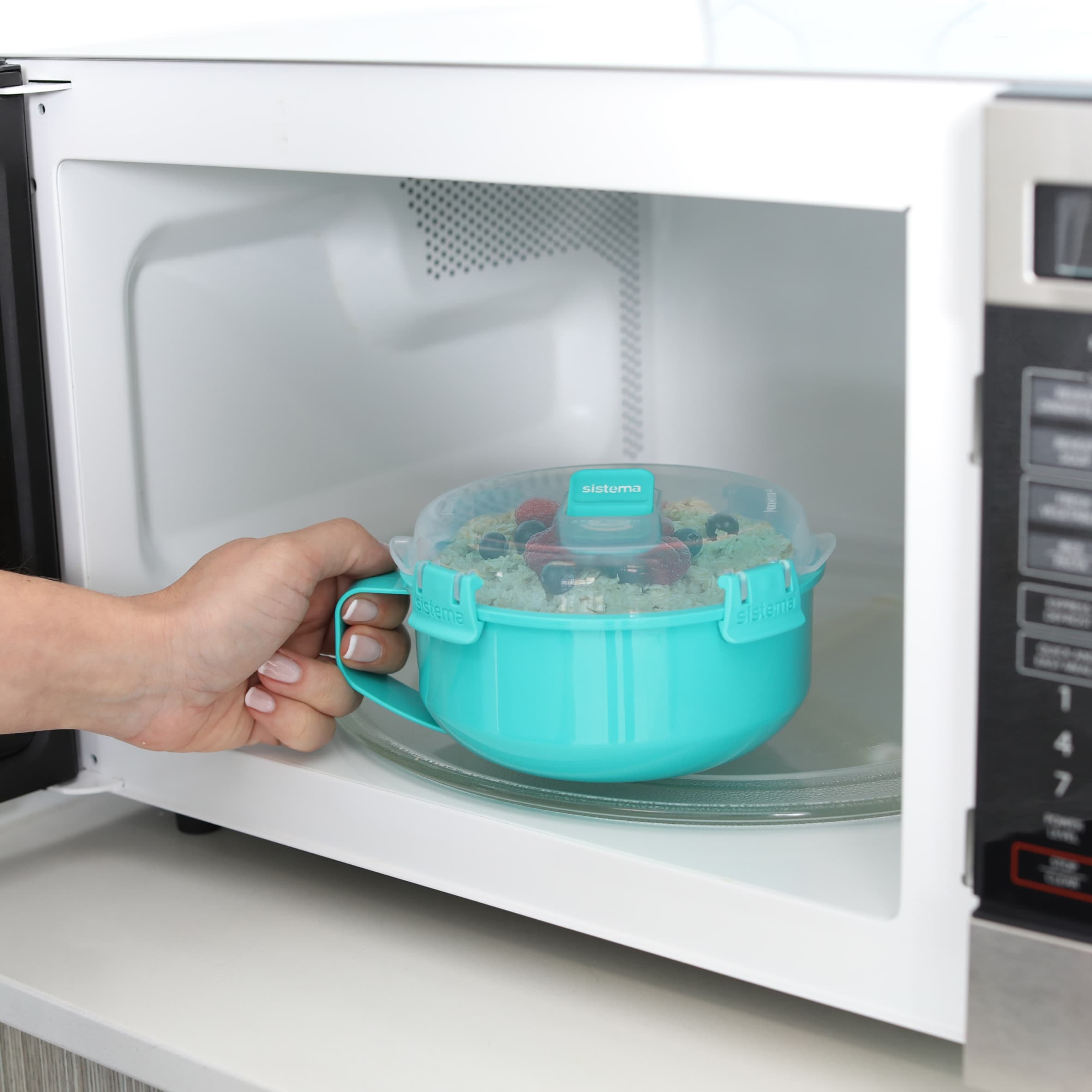 Sistema Porridge To Go Microwave Food Storage Bowl thumbnail 3