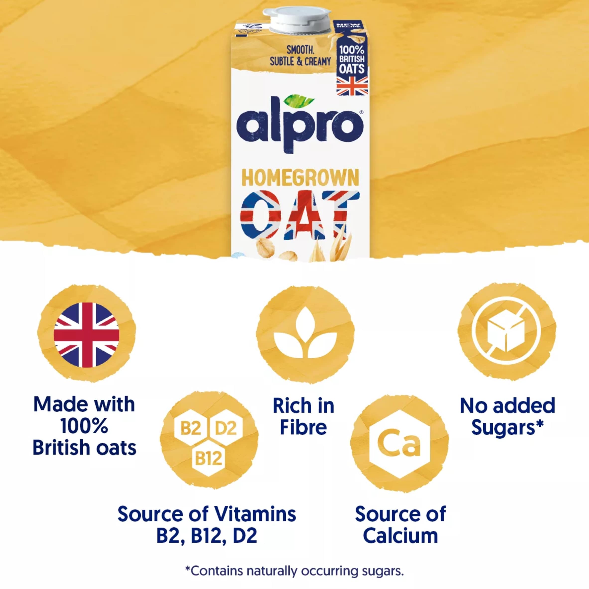 Alpro Oat Original Long Life Dairy Free Drink 1L thumbnail 2