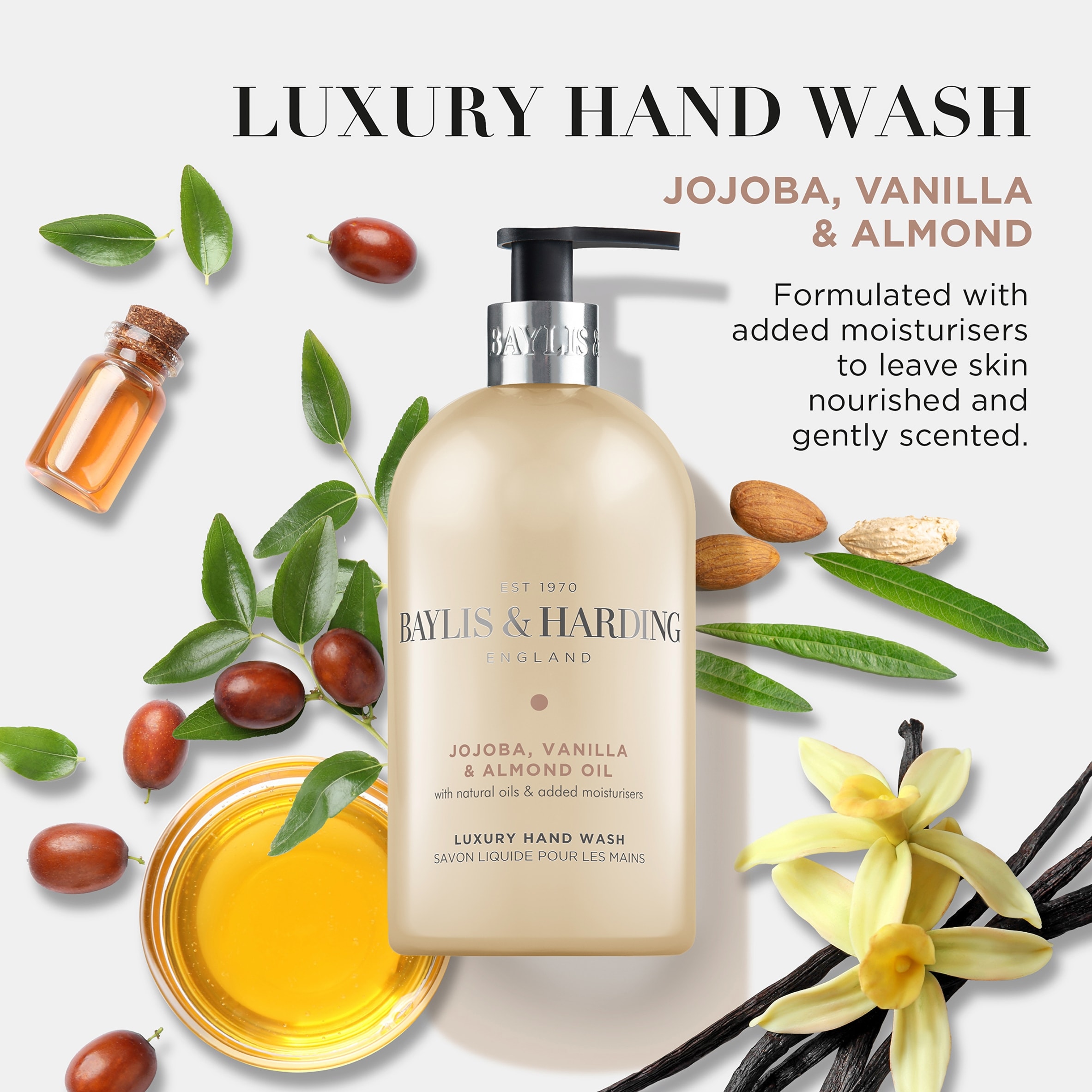 Baylis & Harding Jojoba & Silk Hand Wash 500Ml thumbnail 3