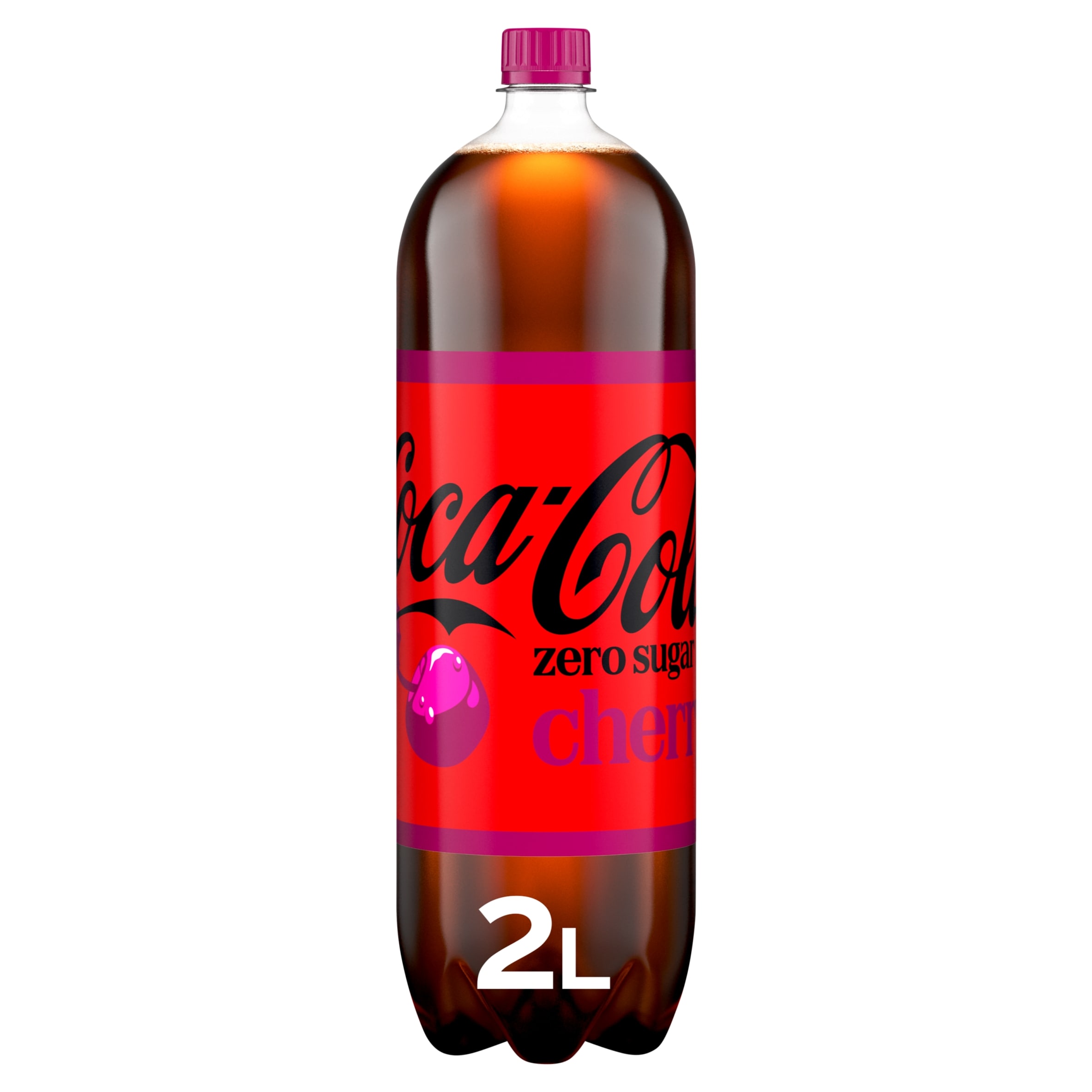 Coca-Cola Zero Sugar Cherry Float Soft Drink Bottle 2L