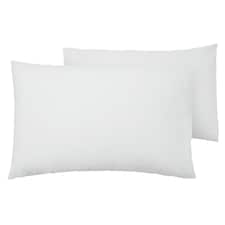 F&F Home Bedding Basics White Housewife Pillow Case Pair