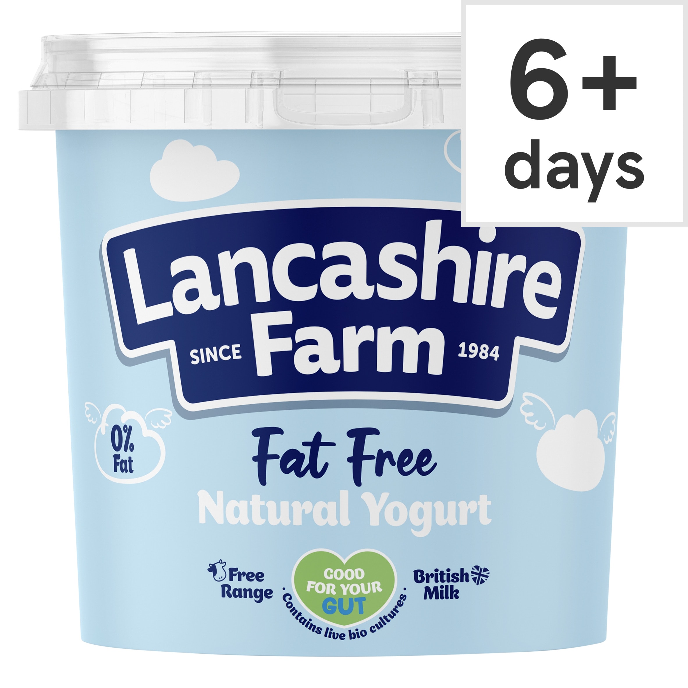 Lancashire Farm Natural Fat Free Bio Yogurt