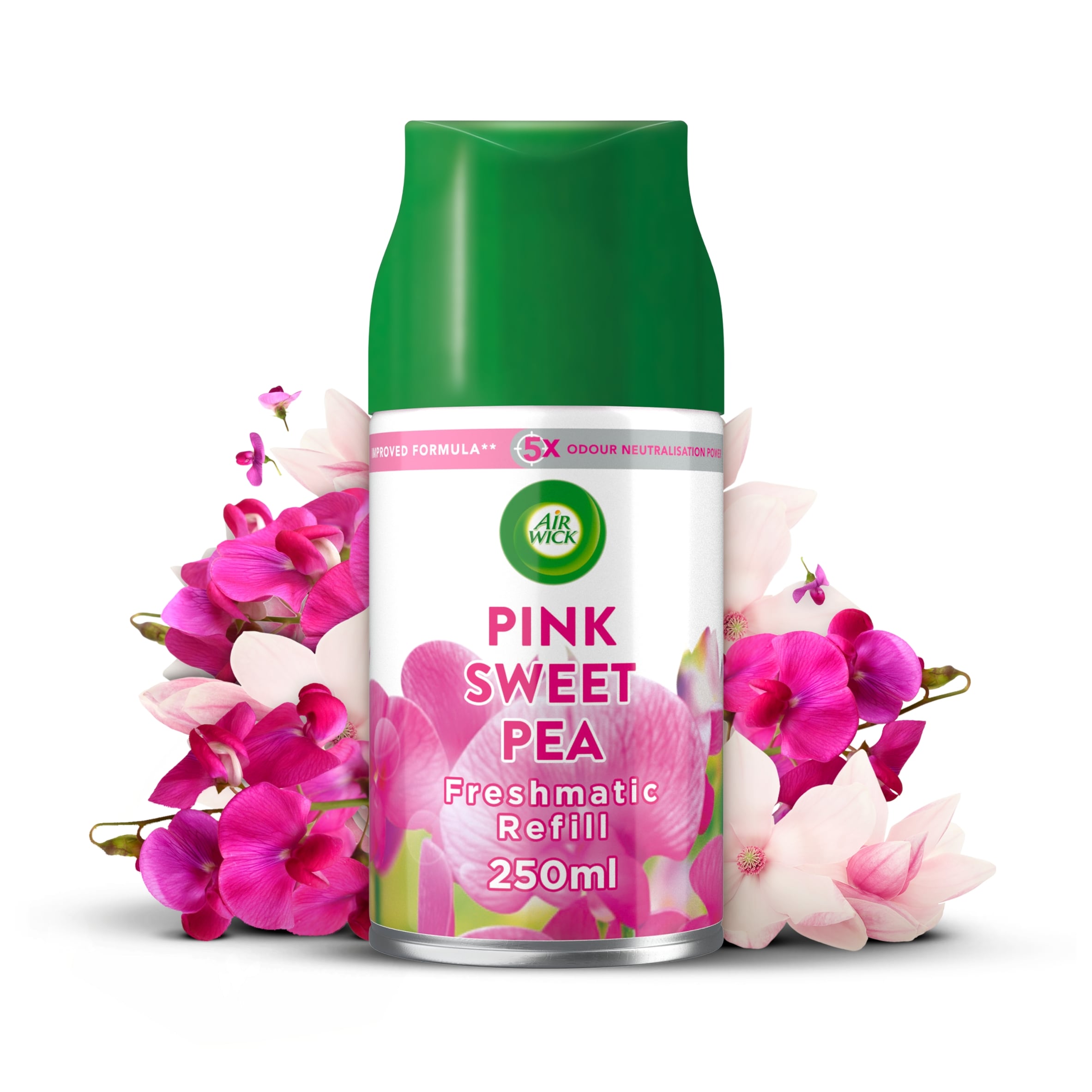 Air Wick Freshmatic Refill Pink Sweet Pea Air Freshener 250ml
