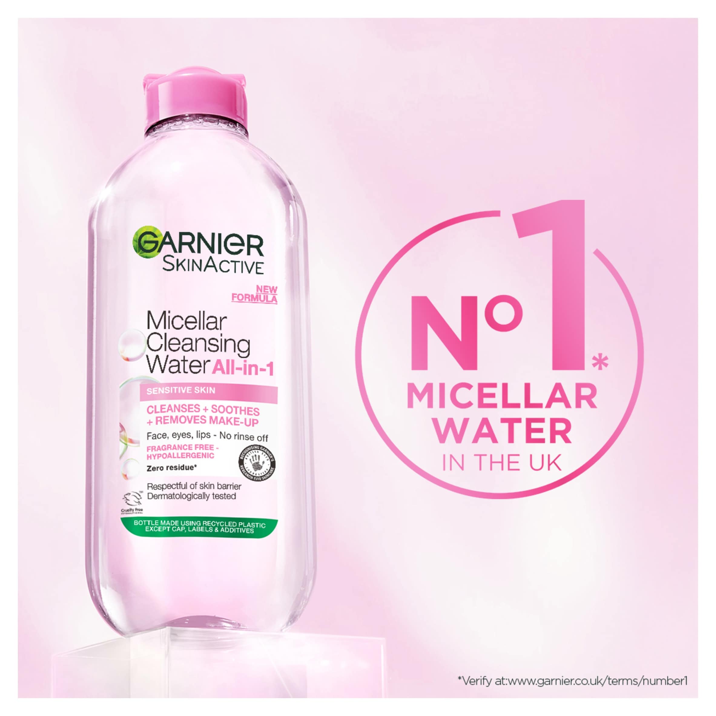 Garnier Micellar Water Sensitive 400Ml thumbnail 2