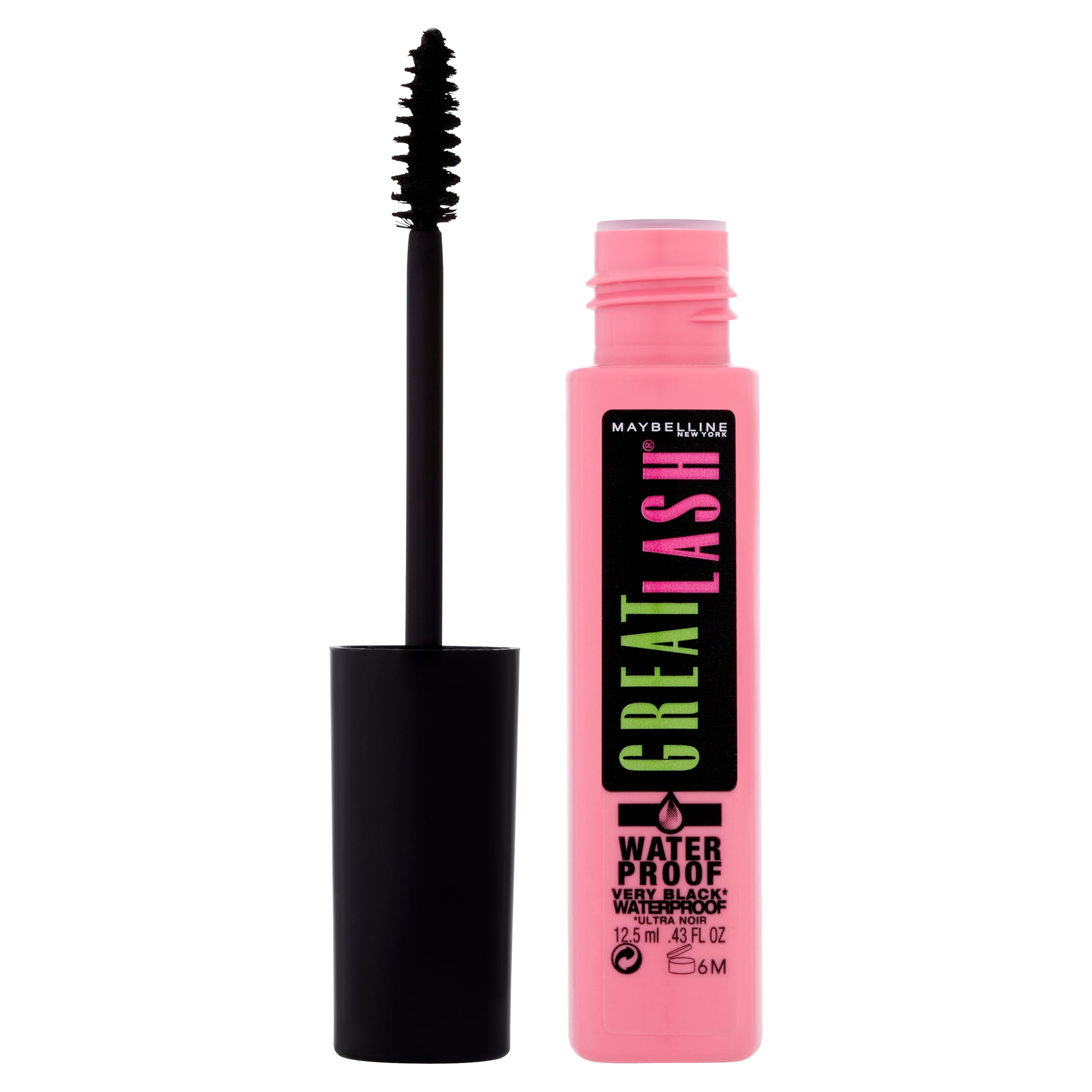 Maybelline Great Lash Waterproof Mascara - Very Black 12.5ml thumbnail 2