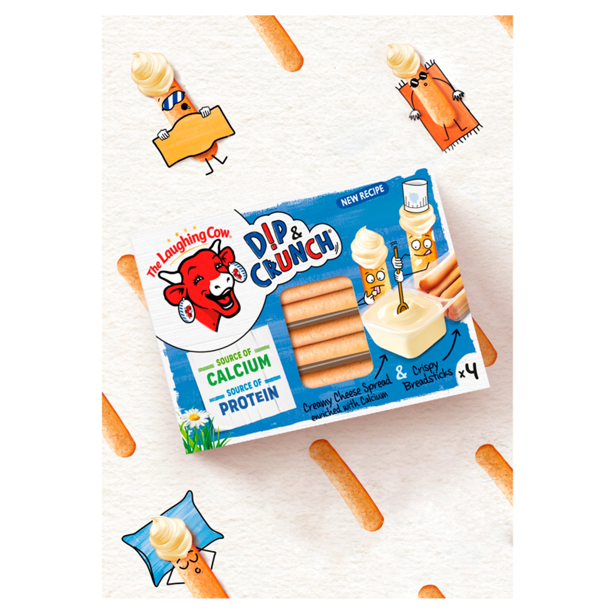 The Laughing Cow Cheese Dip & Crunch Spread 140 G thumbnail 2