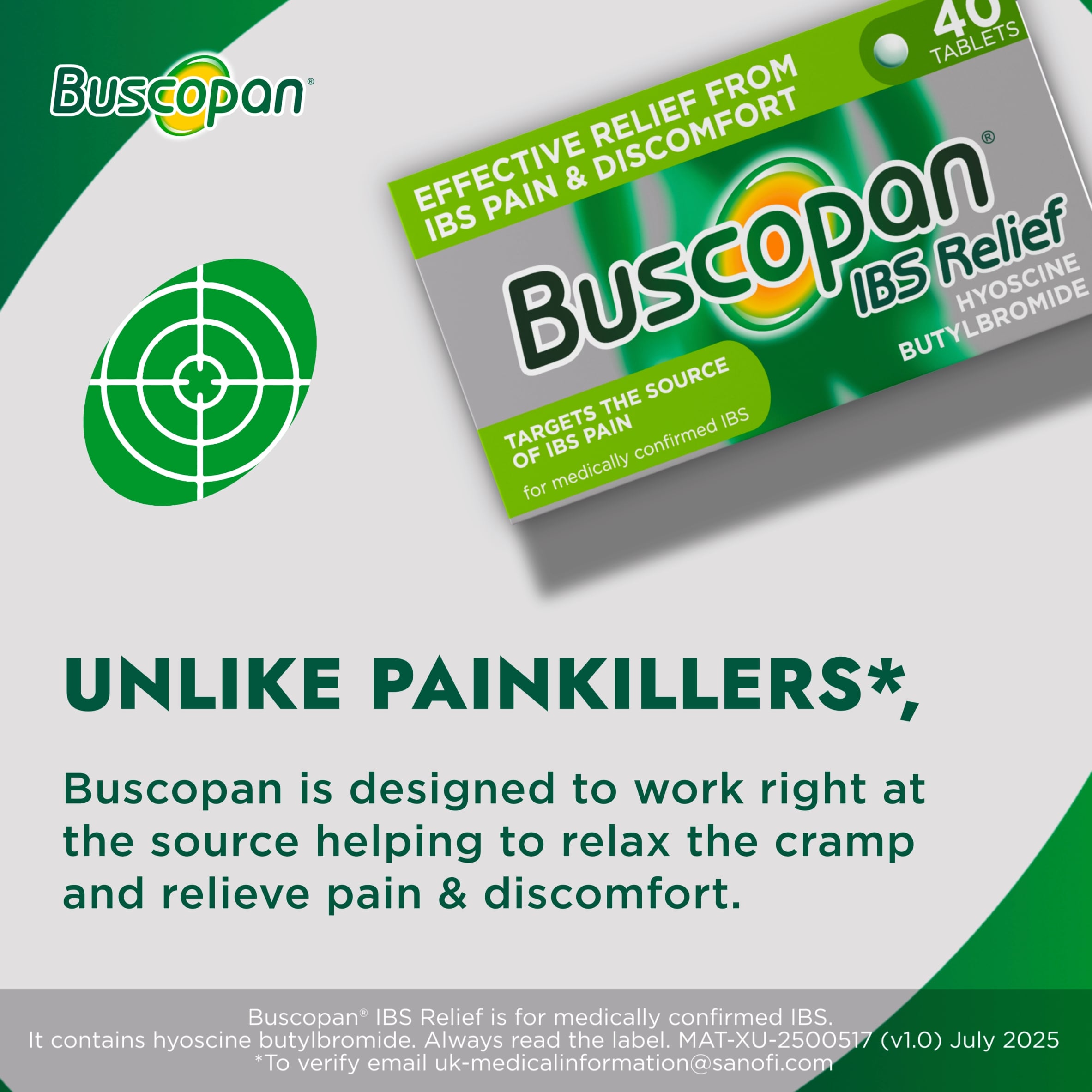 Buscopan IBS Relief Tablets - Pain & Discomfort Relief 40s thumbnail 3